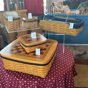 Longaberger Father’s Baskets-prices below